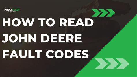 john deere fault codes reset